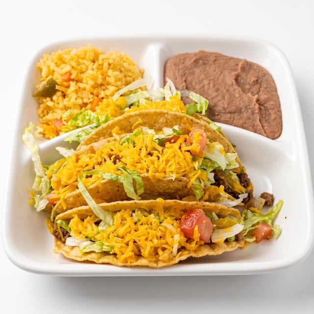 Crispy Tacos Plate.