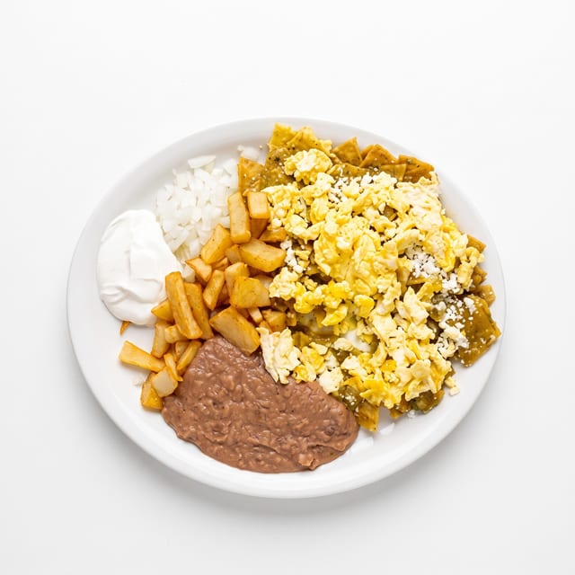Chilaquiles Plate.